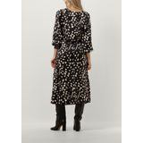 OBJECT Blouse OBJOMIKA met All Over Print Zwart/Ecru