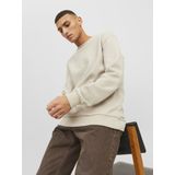 JACK & JONES - Sweater - Beige - 61% Gerecycled Polyester, 39% Katoen