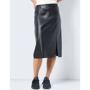 Noisy may Nmclara Hw Slit Midi Length Skirt Noos Damesrok, zwart.