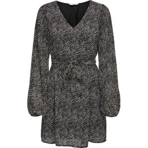 ONLY - ONLSTAR LIFE L/S PLISSE SLEEVE DRESS PTM - Dames - Mini jurken