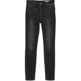 Vero Moda - Flash Skinny Fit Spijkerbroek - Blauw - Katoen - Stonewash Afwerking