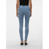 Vero Moda - Vmflash Mr Skinny Jeans - Blauw - Stretchy Stof