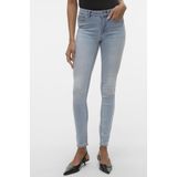 Vero Moda Jeans Vmflash Mr Skinny Jeans Li3102 Ga N 10300174 Light Blue Denim Dames