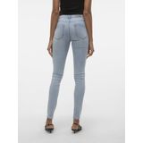 Vero Moda Jeans Vmflash Mr Skinny Jeans Li3102 Ga N 10300174 Light Blue Denim Dames