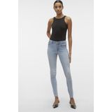 Vero Moda Jeans Vmflash Mr Skinny Jeans Li3102 Ga N 10300174 Light Blue Denim Dames