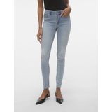 Vero Moda Jeans Vmflash Mr Skinny Jeans Li3102 Ga N 10300174 Light Blue Denim Dames