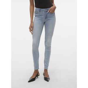 Vero Moda Jeans Vmflash Mr Skinny Jeans Li3102 Ga N 10300174 Light Blue Denim Dames