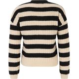 VERO MODA GIRL Gestreept Vest van Gerecycled Polyester Zwart/Wit