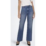 Jacqueline de Yong Jeans Jdymaya High Waist Wide Jeans Dnm N 15308196 Medium Blue Denim Dames