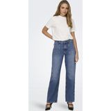 Jacqueline de Yong Jeans Jdymaya High Waist Wide Jeans Dnm N 15308196 Medium Blue Denim Dames