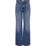 Jacqueline de Yong Jeans Jdymaya High Waist Wide Jeans Dnm N 15308196 Medium Blue Denim Dames