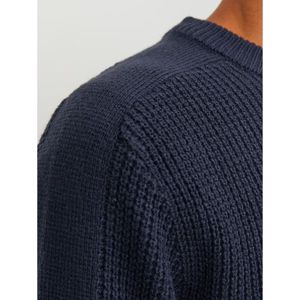 Jack & Jones Jack&Jonas Black Knit Crew Neck Navy Blazer BLAUW