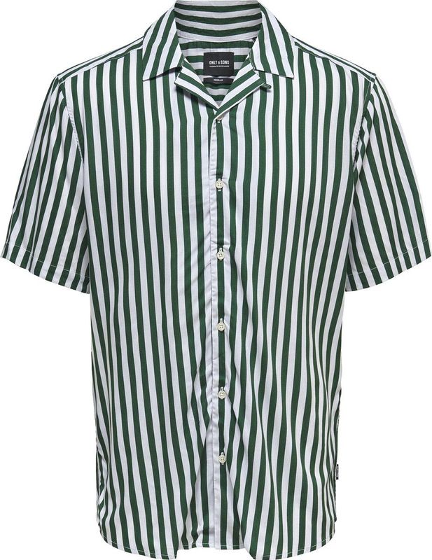 Only & Sons - Regular Overhemd - Korte Mouwen - Verschillende Kleuren - 100% Viscose