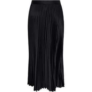 Y.a.s - Yasceline HW Midi Rok - Zwart - Katoen