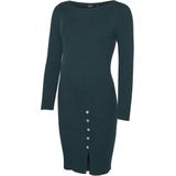 Vmmaba - Zwangerschapsjurk - Kort - Boothals - Lange Mouwen - Standard Fit
