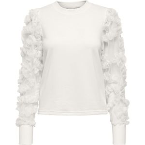 JDY - Jdyfairview - Sweatshirt - Kanten Detail - Lange Mouwen - Regular Fit