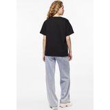 Pieces T-shirt Pcskylar Ss Oversized Tee Noos 17146654 Black Dames