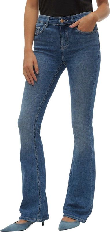 Vero Moda Flash Mid Rise Flared Jeans Dames