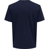 T-shirt - O-hals - Korte Mouwen - Rubberen Print - Regular Fit