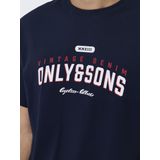 T-shirt - O-hals - Korte Mouwen - Rubberen Print - Regular Fit