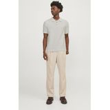JACK & JONES - Sandri Knit Polo - Offwit - Heren Polo Katoen