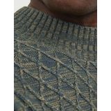 JACK & JONES - Ziggi Knit - Pullover - Groen - Heren - Turtleneck