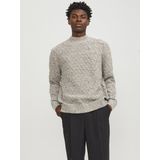 JACK & JONES - Pullover - Beige Melange - Wolmix