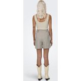 Only - Korte Broek - Lichtbruin - 97% Polyester 3% Elastaan