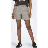 Only - Korte Broek - Lichtbruin - 97% Polyester 3% Elastaan