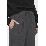 Only Broek Onlpoptrash elise Easy Melange Pant 15309862 Dark Navy Melange Dames