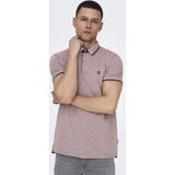 Only & Sons - Polo - Copper Brown/Melange - 100% Katoen