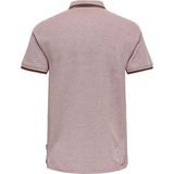 Only & Sons - Polo - Copper Brown/Melange - 100% Katoen