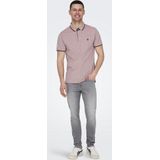 Only & Sons - Polo - Copper Brown/Melange - 100% Katoen