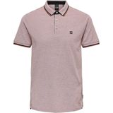 Only & Sons - Polo - Copper Brown/Melange - 100% Katoen