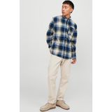 Jack & Jones - Jprblubrook - Overhemd - Blauw - Geruit Motief