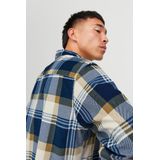Jack & Jones - Jprblubrook - Overhemd - Blauw - Geruit Motief