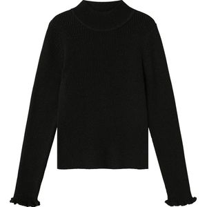 Name It kids meisjes trui RIAGLITTER Black SLIM FIT Regular Fit