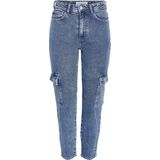 Noisy may Jeans Nmmoni Hw Cargo Ank Az349mb Noos 27029295 Medium Blue Denim Dames
