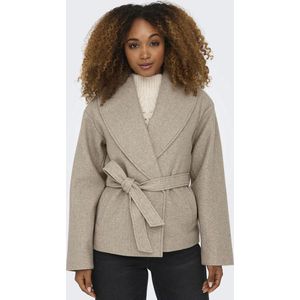 Only - Onlaugusta Life Short Coat - Jas - Fungi/Melange - Dames