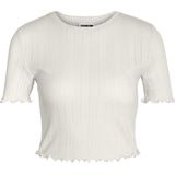 Noisy may T-shirt Nmjudy S s Babylock Detail Jrs Fwd 27027990 Sugar Swizzle Dames