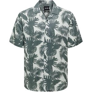 Overhemd - Resort Kraag - Korte Mouwen - Regular Fit