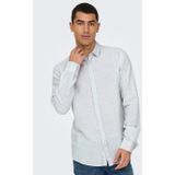 ONLY & SONS Kurzarmhemd »ONSCAIDEN LS STRIPE LINEN SHIRT 660 NOOS«