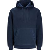 Jack & Jones Jack &Jones Black Structure Sweat Hood Navy Blazer BLAUW