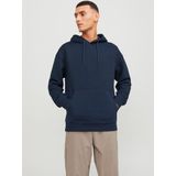 Jack & Jones Jack &Jones Black Structure Sweat Hood Navy Blazer BLAUW