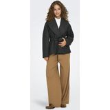Only Jas Onlaugusta Life Short Coat Otw Noos 15314352 Dark Grey Melange Dames
