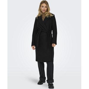 Only - Onlalvilda Life Wrap Coat - Zwart - Dames Jas