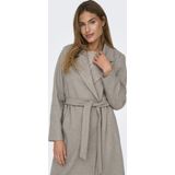 Only - Onlalvilda Life Wrap Coat - Jas - Simply Taupe/Melange - Dames