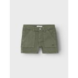 Cargobroek - Deep Lichen Green - Regular Fit - Korte Maten - Riemlussen