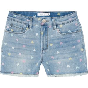 Name It - Rose Mom Denim Short - Blauw - Junior - Regular Fit