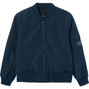 NAME IT KIDS Bomberjack Zomer NKMMACA met Tekst Donkerblauw
